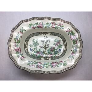 VINTAGE Coalport CHINA Indian SUMMER Pattern MEDIUM Size OVAL SIDE Item DISH